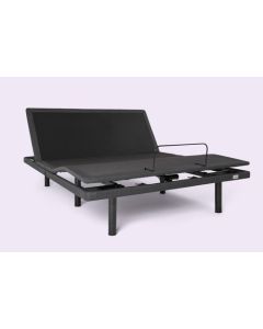 Twin Long Adjustable Base Bed Frame - Charcoal