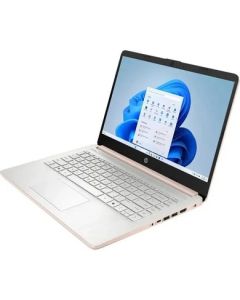 HP 14" HD Laptop (2025 Model) &ndash; Intel N150, 4GB RAM, 128GB UFS Storage &ndash; Rose Gold
