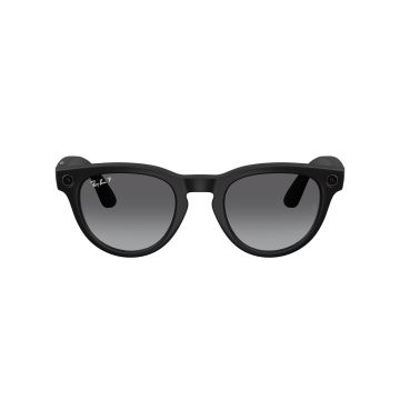 Ray-Ban Meta AI Sunglasses - Headliner - Matte Black/Polar Gradient Graphite