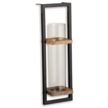 Ashley - Natural/Black Colburn Wall Sconce