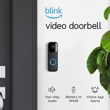 Blink - Video Doorbell | Two-way audio - HD video - Black