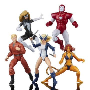 Marvel - 6 inch Marvel Legends Series The West Coast Avengers (60th Anniversary) Action Figures