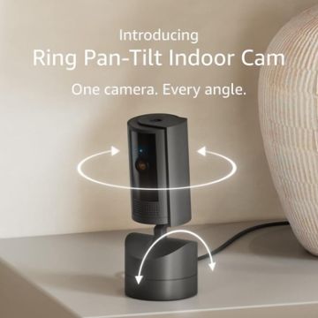 Ring Pan-Tilt Indoor Camera - Black