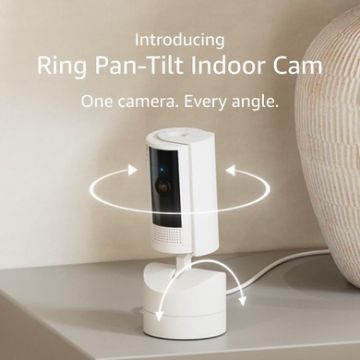 Ring Pan-Tilt Indoor Camera - White