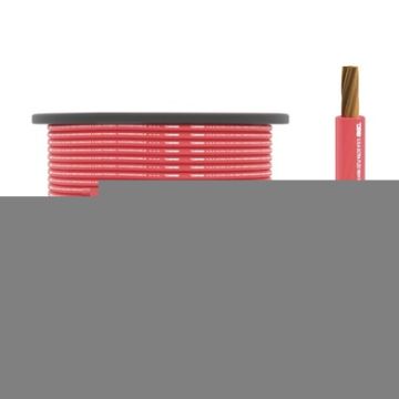 DS18 PW-8GA-250RD 8 Gauge Wire Ultra Flex CCA Power Ground Wire Cable 250 ft - Red - Great for Wiri