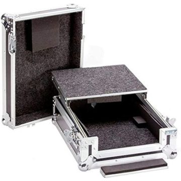 Superior Fly Drive Case For Pioneer DJM400 Pro Mixer or Similarly Sized Equipment w/Laptop Shelf w