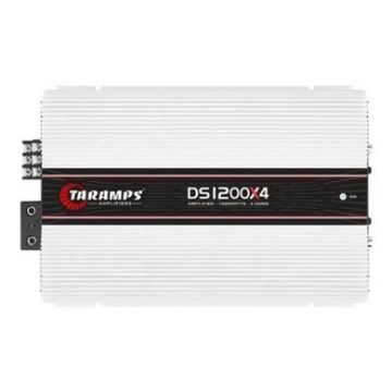 Taramps DS 1200x4 Multichannel Amplifier 1200 Watts RMS 2 Ohms Car Audio Amplifier FULL RANGE 4 Chan