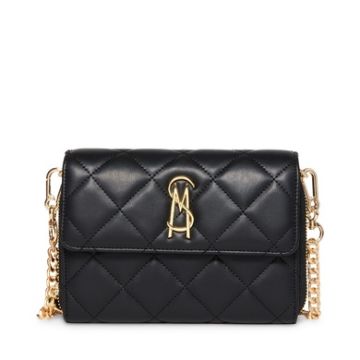 Steve Madden BCARINA Quilted Crossbody Wallet - Black