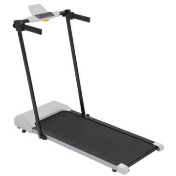 Backyard Co. Foldable Treadmill with Adjustable Speed, LED Screen and Wheels, Gray