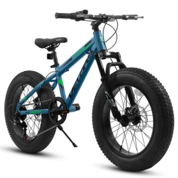 Backyard Co. 7 Speed Mountain Bike with Dual Disc Brakes and Shock Absorbing Design, Blue
