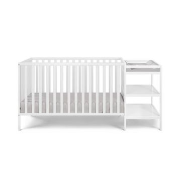 Palmer - 3 In 1 Convertible Crib, Changer Combo - White