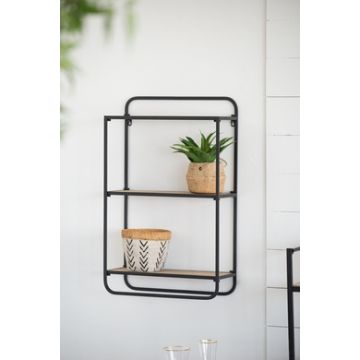 Wall Shelf - Black Brown
