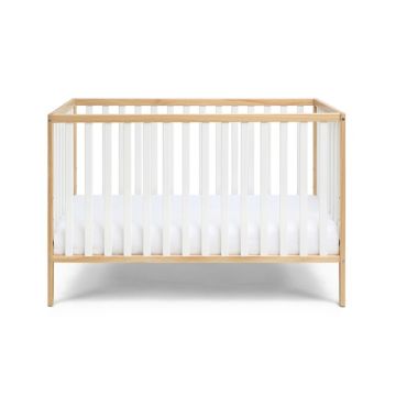 Deux - Remi 3 In 1 Convertible Island Crib - Natural / White