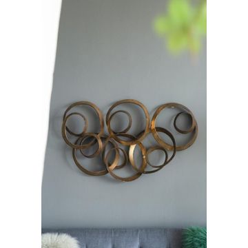 SerethaLeaf Wall Decor - Gold