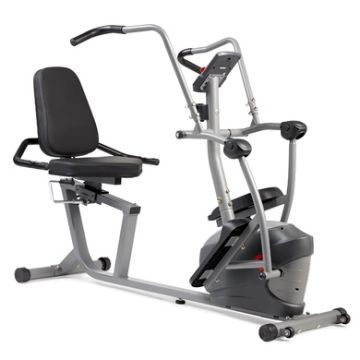 Sunny Health & Fitness - Performance Interactive Series Recumbent Cross Trainer & Elliptical