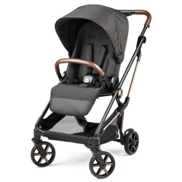 Peg Perego Vivace Single Stroller w/ Reversible Seat & Boot Fiat 500
