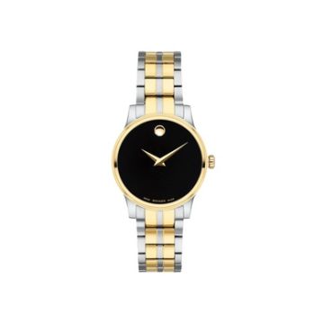 Ladies' Corporate Exclusive Two-Tone Stainless Steel Watch Black Dial