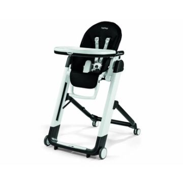 Peg Perego Siesta Grow with Baby Folding High Chair & Recliner Licorice