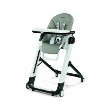 Peg Perego Siesta Grow with Baby Folding High Chair & Recliner Ice