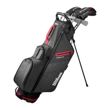 Wilson Men's Profile Complete Golf Set w/ Stand Bag Tall Right Handed