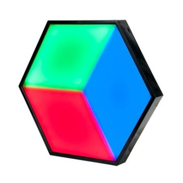 American DJ 3DV222 3D Vision Plus Hexagonal LED Panel w/3D with Wired Digital Communication Network