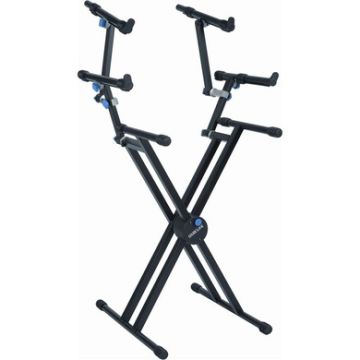 Quik Lok QL-723 Double Braced 3 Tier Keyboard Stand