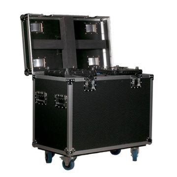 American DJ DRCMHX Road Case to Fit Two Moving Heads. ADJ Focus Spot 6Z, Hydro Beam X2, Vizi CMY 16RX, Vizi CMY300, Vizi BSW 300, Vizi Hybrid 16RX or Vizi Beam 5RX