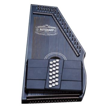 Oscar Schmidt OS73C 21 Chord Acoustic Auto Harp. Black
