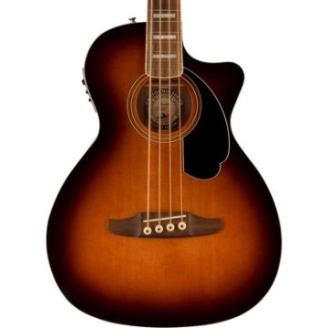 Fender Kingman Acoustic Bass. Walnut Fingerboard, Black Pickguard, Shaded Edge Burst
