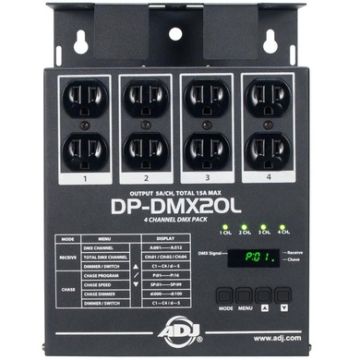 American DJ DPDMX20L DMX Dimmer Pack 4 Channel 20 Amp
