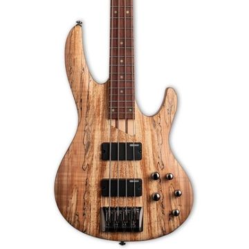 ESP LTD B-204SM Electric Bass Guitar Spalted Maple Natural Satin