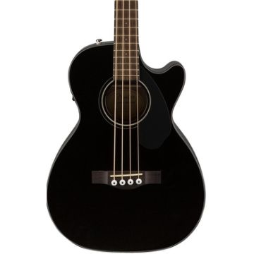Fender CB-60SCE Acoustic Bass. Laurel FB, Black