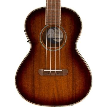 Fender Montecito Tenor Ukulele. Walnut Fingerboard, Shaded Edge Burst