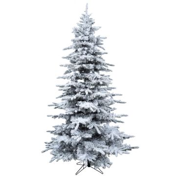 Christmas Time 7.5' Silverado Pine, Snowy Christmas Tree, No Lights
