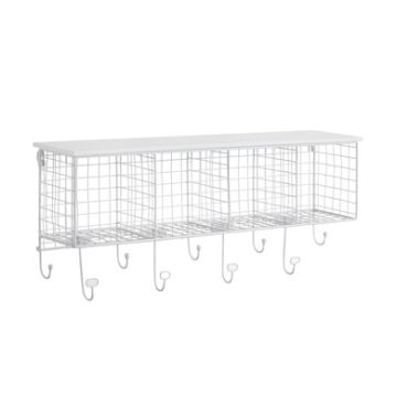 Verina Cubby Wall Shelf White